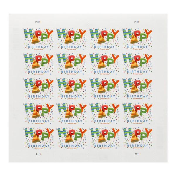 US 2021 Happy Birthday Stamps Forever - Image 3