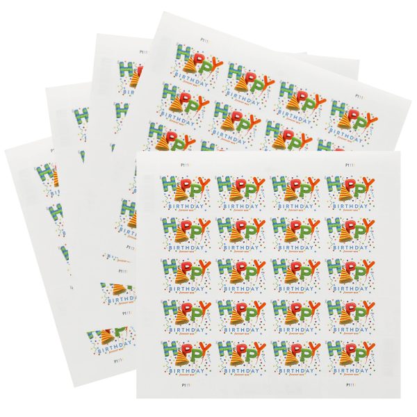 US 2021 Happy Birthday Stamps Forever - Image 5