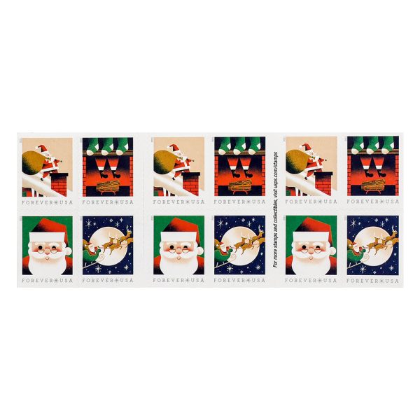 2020 US A Visit from St. Nick Forever Stamps - Image 2