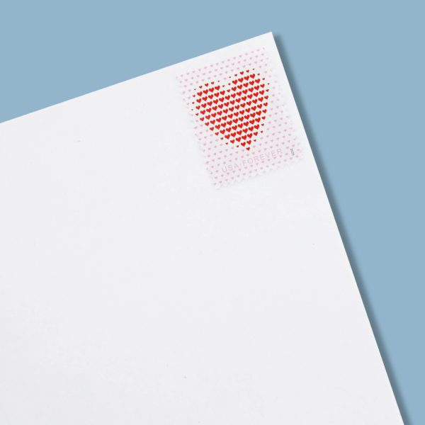 2020 US Made of Hearts Forever First-Class Postage Stamps Wedding - Image 6