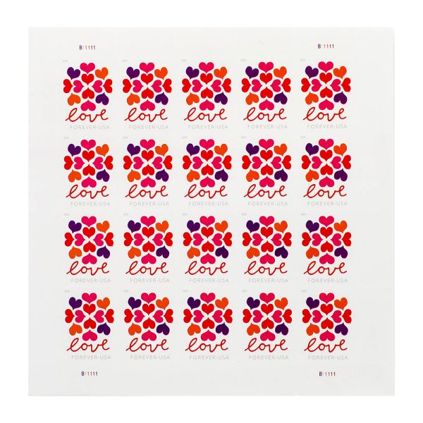 2019 US Heart Blossom Forever First-Class Postage Stamps Wedding - Image 3