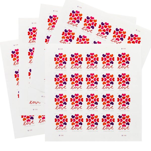 2019 US Heart Blossom Forever First-Class Postage Stamps Wedding - Image 5