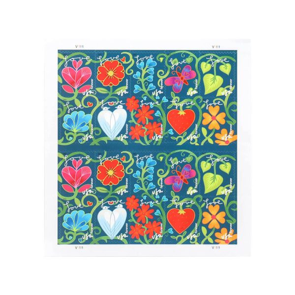 2011 US First-Class Forever Stamps – Garden of Love - Image 3