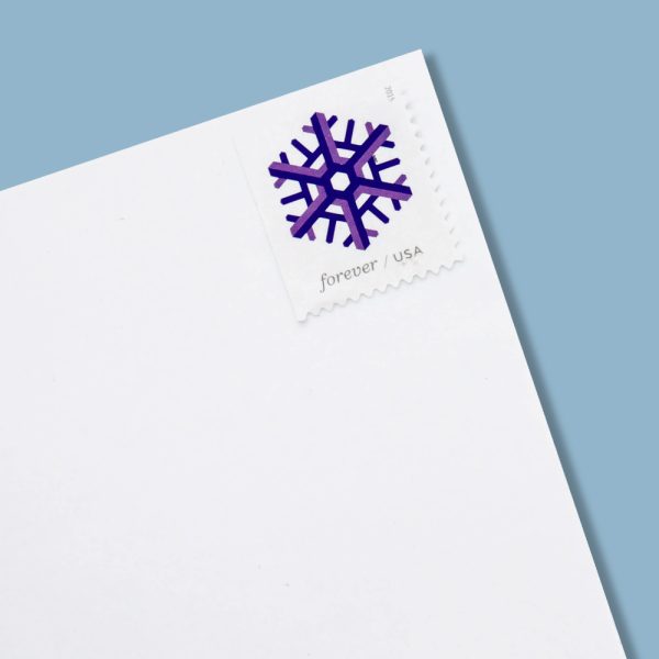 2015 US Geometric Snowflakes Forever Postage Stamps - Image 6